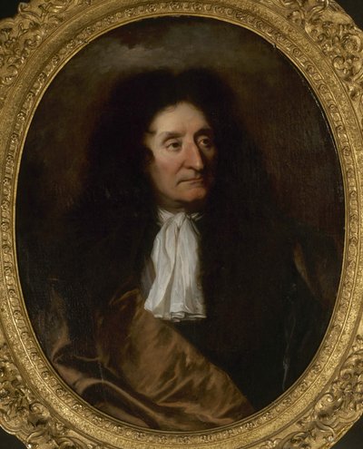 Porträt von Jean de La Fontaine 1621-1695, ca. 1680 von Hyacinthe François Honoré Rigaud