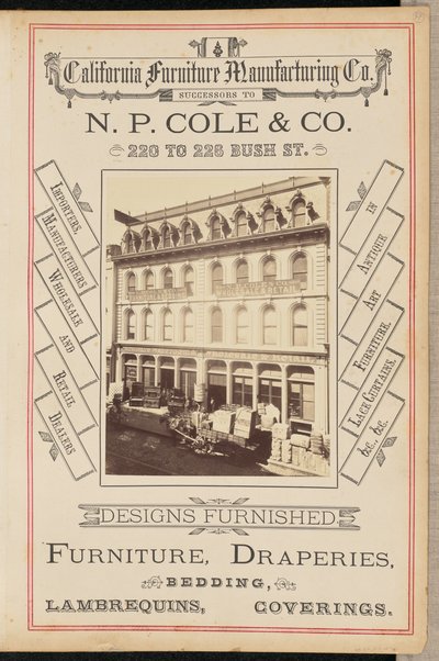 [California Furniture Manufacturing Company, San Francisco] von I. W. Taber