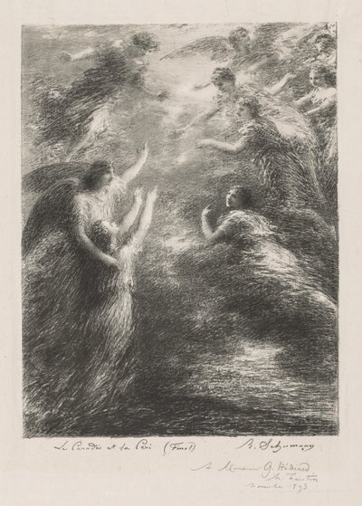 Le Paradis et la Peri, 1893 von Ignace Henri Jean Fantin Latour
