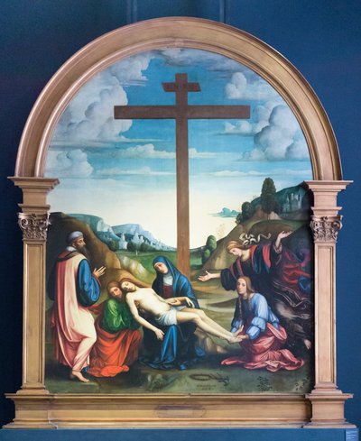 Die Beweinung Christi, um 1510-15 von Il (1450-1517) Francia
