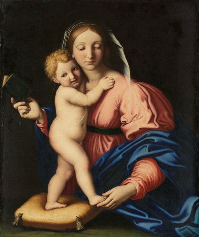 Jungfrau und Kind von Il (1609-85) Sassoferrato