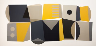 Geometrische Blockkomposition von Ildefonso Martín