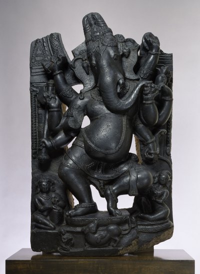 Ganesha (Moskowit-Biotit-Schiefer) von Indian School