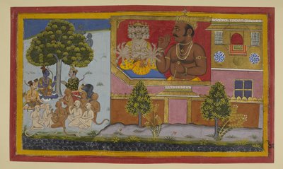 Kumbhakarna prahlt mit dem Sieg; Rama plant, seine furchterregende Präsenz zu kontern von Indian School