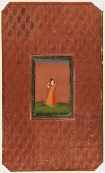 Stehende Frau, 1875-1900 von Indian School