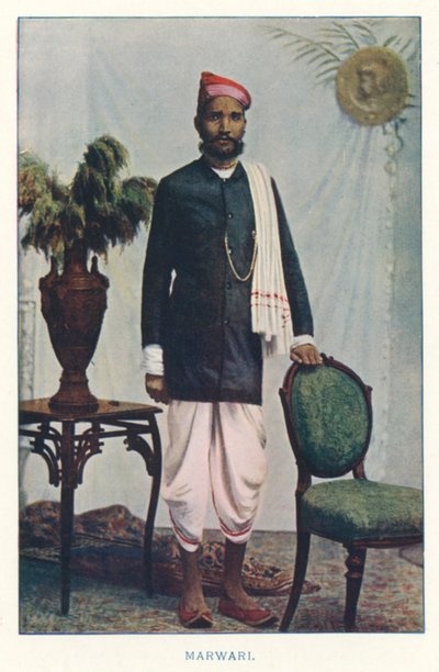 Indische Eingeborene: Marwari von Indian photographer
