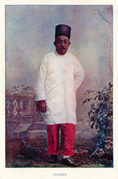 Indische Eingeborene: Parsee von Indian photographer