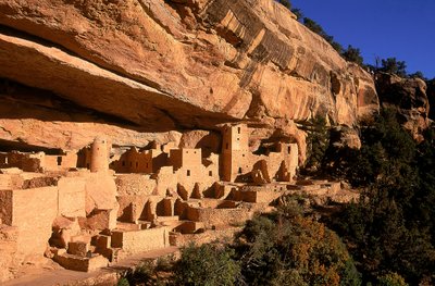 Mesa Verde ist ein Nationalpark der Vereinigten Staaten im Südwesten von Colorado. von Ira Block