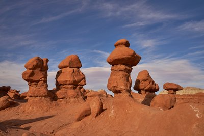 Felsformationen im Goblin Valley State Park in Utah, 2020 von Ira Block
