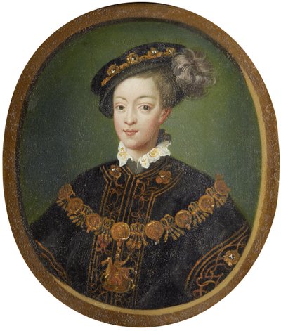 Edward VI 1537-1553, König von England, 16. Jahrhundert von Isaac Oliver