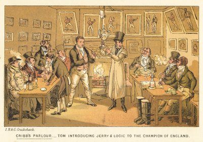 Cribbs Salon von Isaac, Robert and George Cruikshank