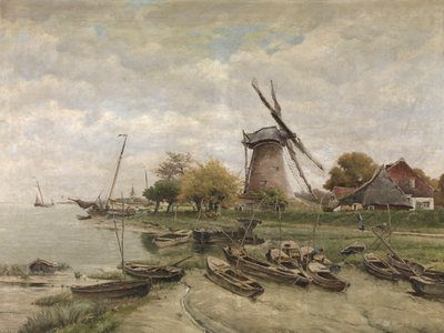 Die Schelde in Mariakerke von Isidore Meyers