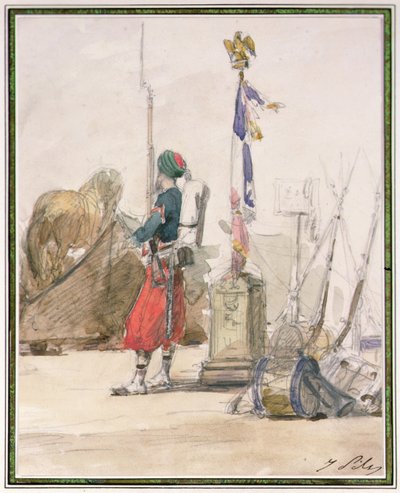 Soldat auf Wache von Isidore Pils