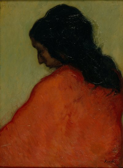 Profil eines Zigeuners von Isidre Nonell