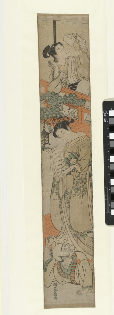 Parodie auf den siebten Akt des Chushingura-Stücks von Isoda Koryusai