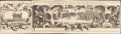 Die Belagerung von La Rochelle [Tafel 14 von 16; Set umfasst 1952.8.97-112] von Israel Henriet or Abraham Bosse after Jacques Callot
