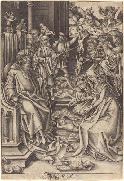 Massaker der Unschuldigen von Israhel van Meckenem after Hans Holbein the Elder