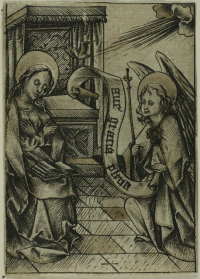Die Verkündigung von Israhel van Meckenem the younger