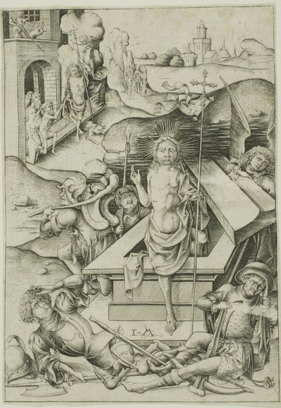 Die Auferstehung von Israhel van Meckenem the younger