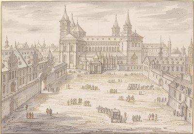 Der Dom zu Speyer und das Bischöfliche Palais von Israël Silvestre