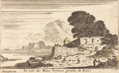 Die Ecke der guten Männer nahe Paris von Israël Silvestre