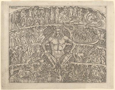 Die Hölle, nach dem Fresko im Camposanto von Pisa von Italian 15th Century