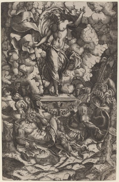 Die Auferstehung von Italian 16th Century after Francesco Salviati