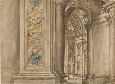 Das Innere von Sankt Peter, Rom von Italian 17th Century
