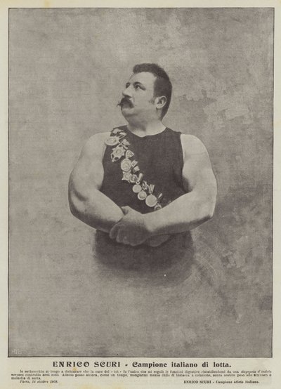 Enrico Scuri, italienischer Wrestling-Champion von Italian Photographer