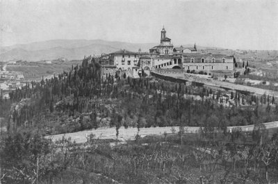 Florenz, Umgebung, Panorama des Klosters Certosa von Italian Photographer