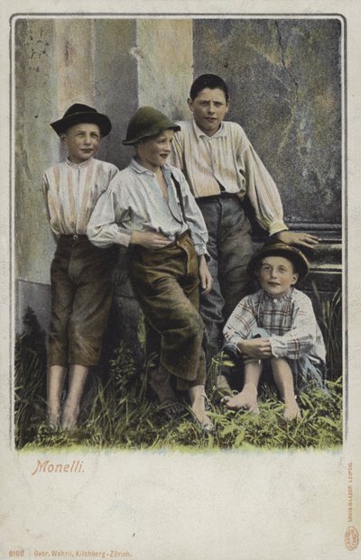 Italienische Straßenkinder von Italian Photographer