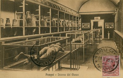 Pompeji, Innenansicht des Museums von Italian Photographer