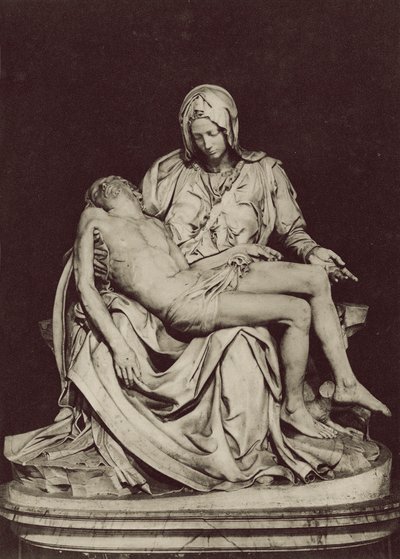 Petersdom im Vatikan, Die Pietà (Michelangelo) von Italian Photographer