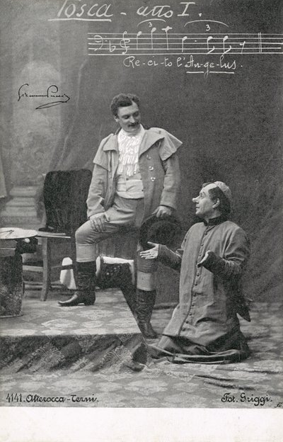 Szene aus Tosca von Italian Photographer