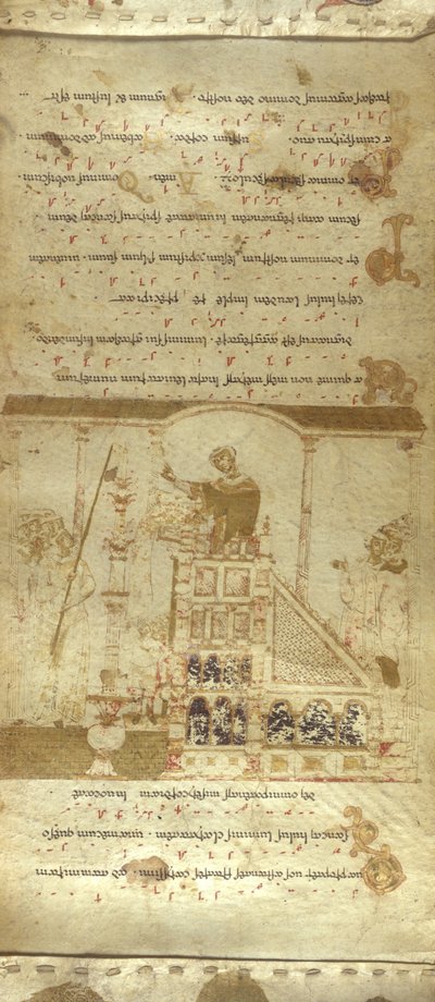 Der Montecassino Exultet-Rolle, ca. 1075-1080 von Italian School