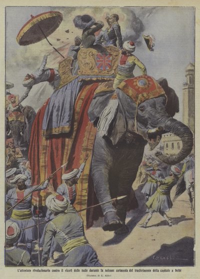 Attentatsversuch auf Lord Hardinge, Vizekönig von Indien von Italian School