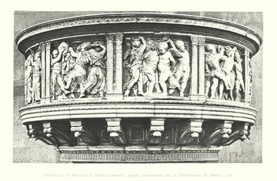 Donatello und Michele di Bartolommeo, Außenkanzel der Kathedrale von Prato von Italian School