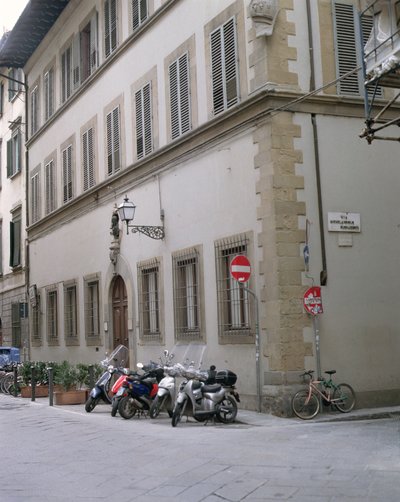 Fassade der Casa Buonarroti von Italian School