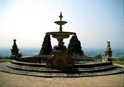 Brunnen, Villa Celle von Italian School