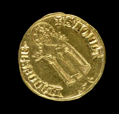 Goldflorin (Rückseite) mit Darstellung von Johannes dem Täufer, Florentinisch, 1252 von Italian School