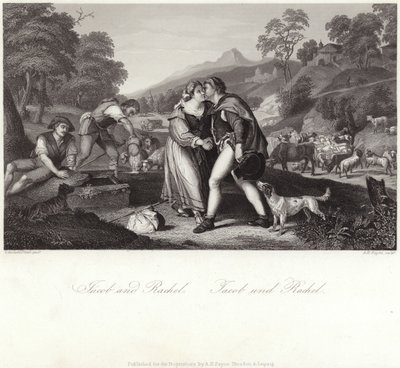 Jakob und Rahel von Italian School