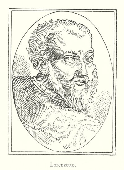 Lorenzetto (Gravur) von Italian School
