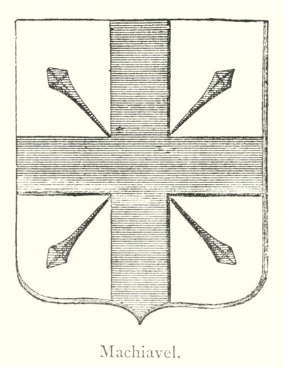 Machiavelli (Gravur) von Italian School