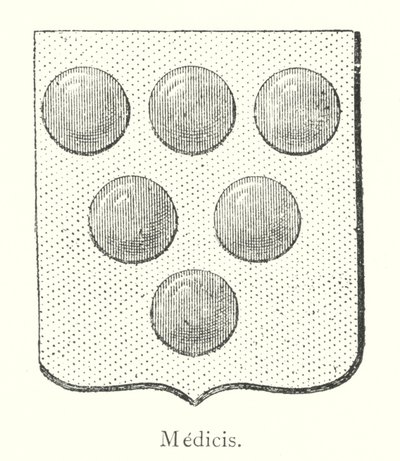 Medicis (Gravur) von Italian School