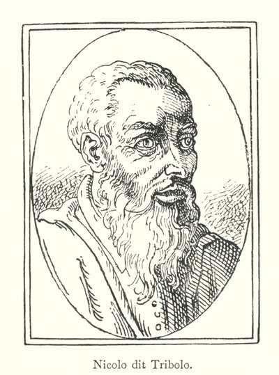 Nicolo genannt Tribolo (Stich) von Italian School