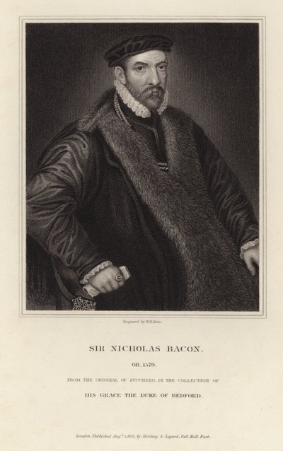 Porträt von Sir Nicholas Bacon von Italian School