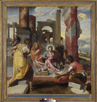 Die Anbetung der Hirten, ca. 1560 von Italian School