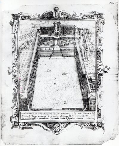 Der Belvedere-Hof im Vatikan, Rom, 1581 von Italian School