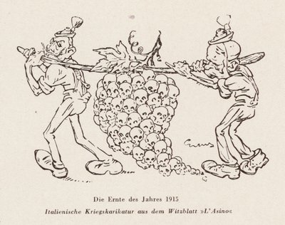 Die Ernte des Jahres 1915 von Italian School