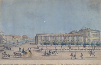 Der Anichkov-Palast in Sankt Petersburg, 1814 von Ivan Alexeyevich Ivanov